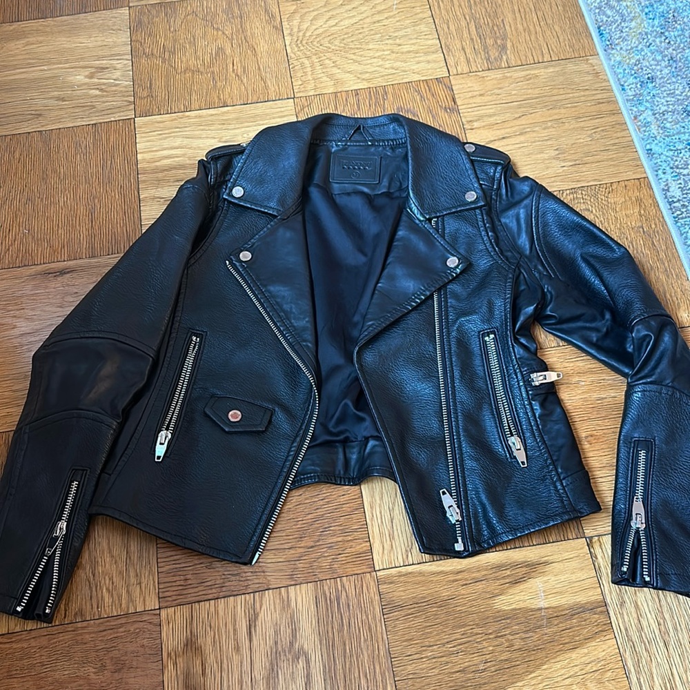 BlankNYC Leather Moto Jacket